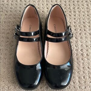Mary Jane girls shoe. Black patent leather size 1